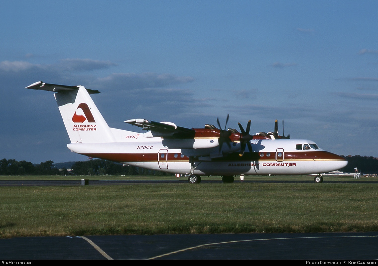 Aircraft Photo of N701AC | De Havilland Canada DHC-7-102 Dash 7 | Allegheny Commuter | AirHistory.net #30189