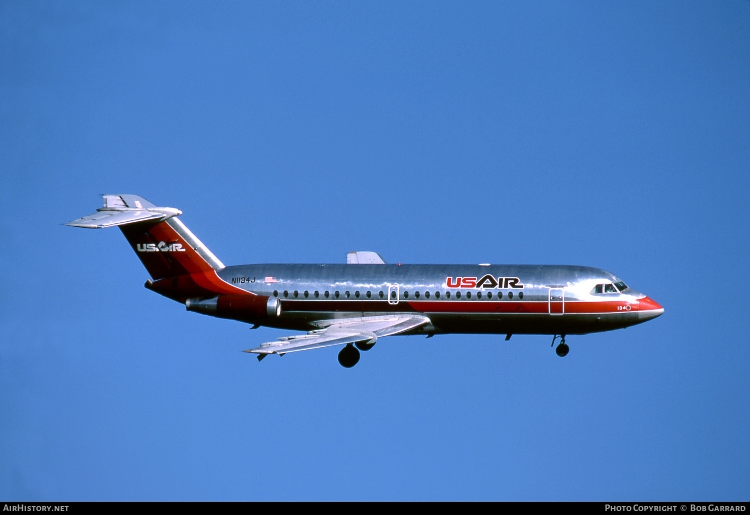 Aircraft Photo of N1134J | BAC 111-203AE One-Eleven | USAir | AirHistory.net #30190