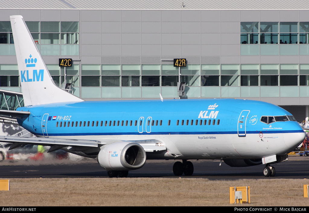 Aircraft Photo of PH-BDZ | Boeing 737-406 | KLM - Royal Dutch Airlines | AirHistory.net #30206