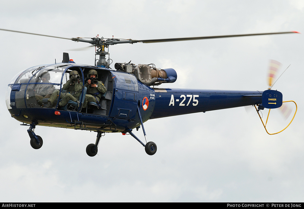 Aircraft Photo of A-275 | Sud SA-316B Alouette III | Netherlands - Air Force | AirHistory.net #30244