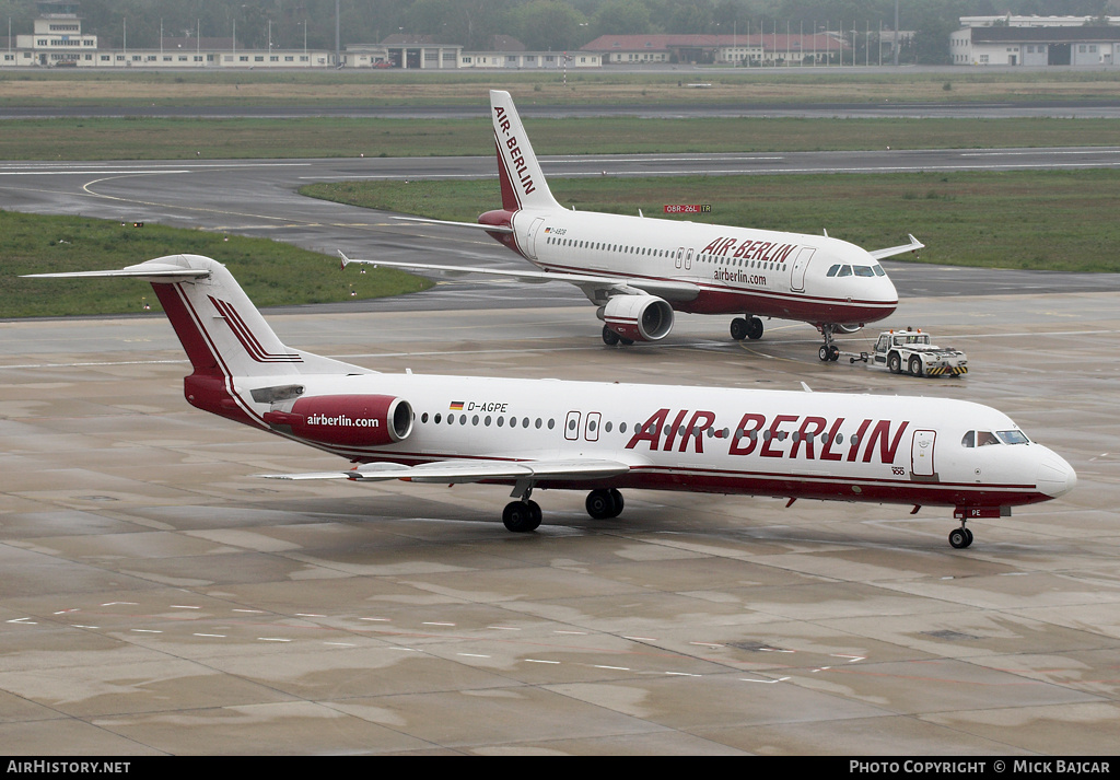 Aircraft Photo of D-AGPE | Fokker 100 (F28-0100) | Air Berlin | AirHistory.net #30255