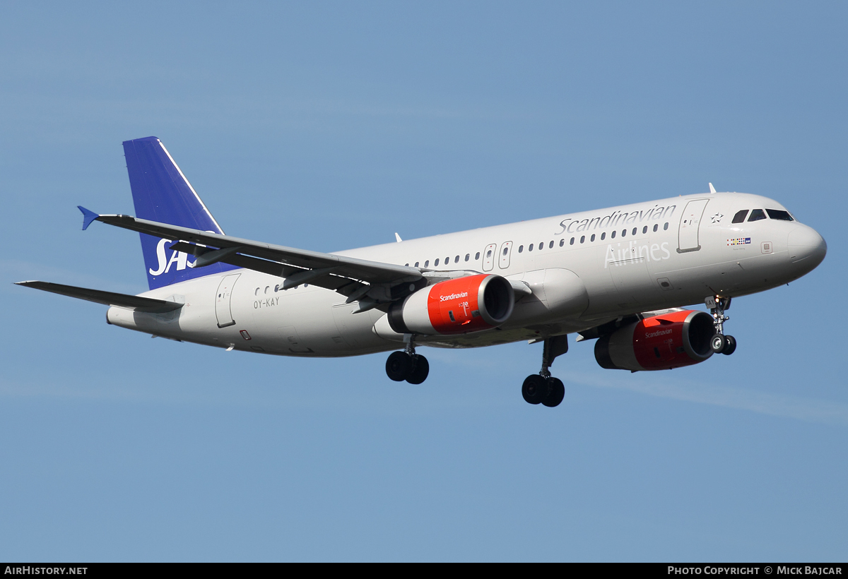 Aircraft Photo of OY-KAY | Airbus A320-232 | Scandinavian Airlines - SAS | AirHistory.net #30276