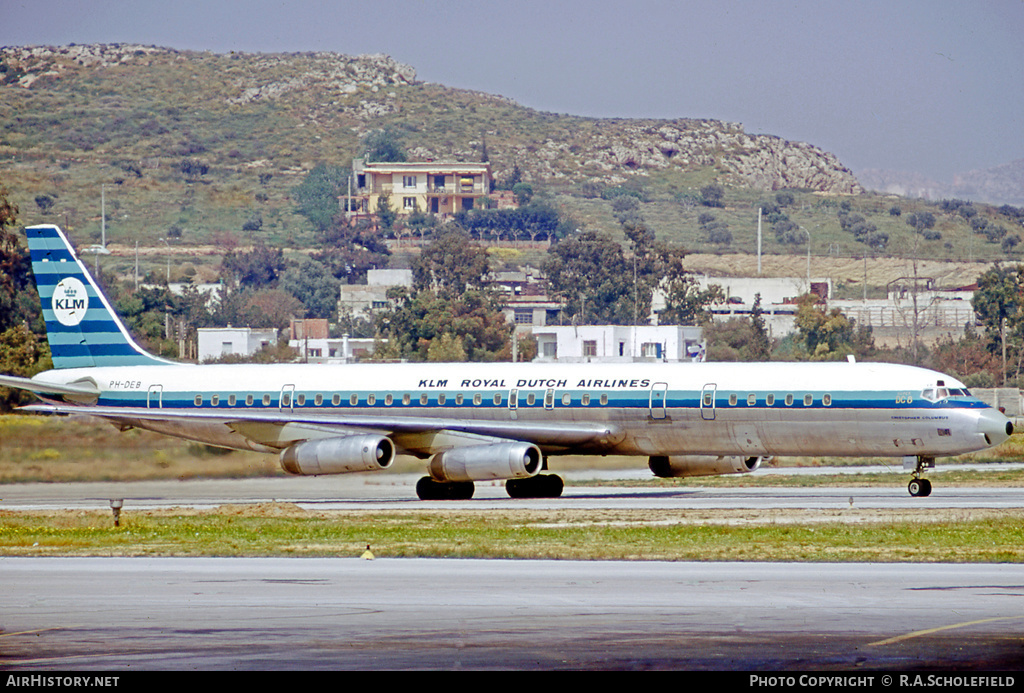 Aircraft Photo of PH-DEB | McDonnell Douglas DC-8-63 | KLM - Royal Dutch Airlines | AirHistory.net #30293