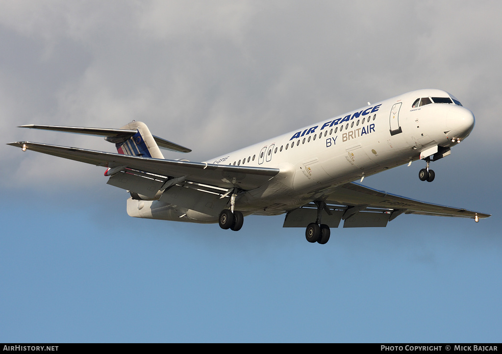 Aircraft Photo of F-GPXF | Fokker 100 (F28-0100) | Air France | AirHistory.net #30298