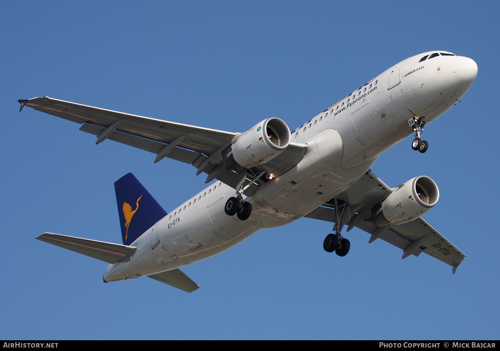 Aircraft Photo of EI-DTA | Airbus A320-216 | Air One | AirHistory.net #30299
