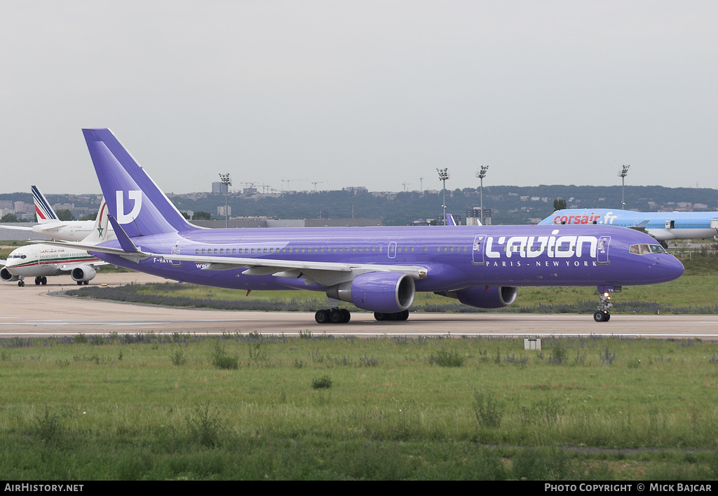 Aircraft Photo of F-HAVN | Boeing 757-230 | L'Avion | AirHistory.net #30300