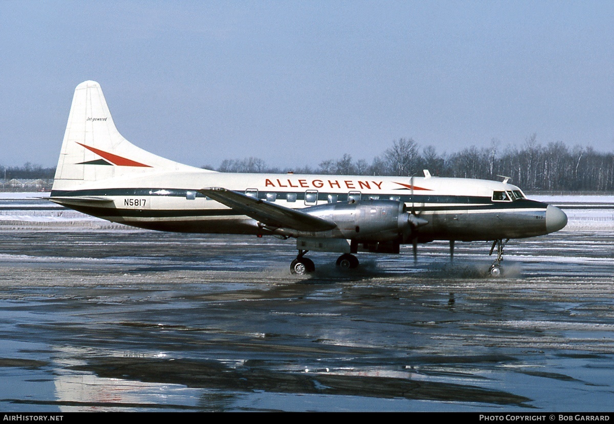 Aircraft Photo of N5817 | Convair 580 | Allegheny Airlines | AirHistory.net #30302