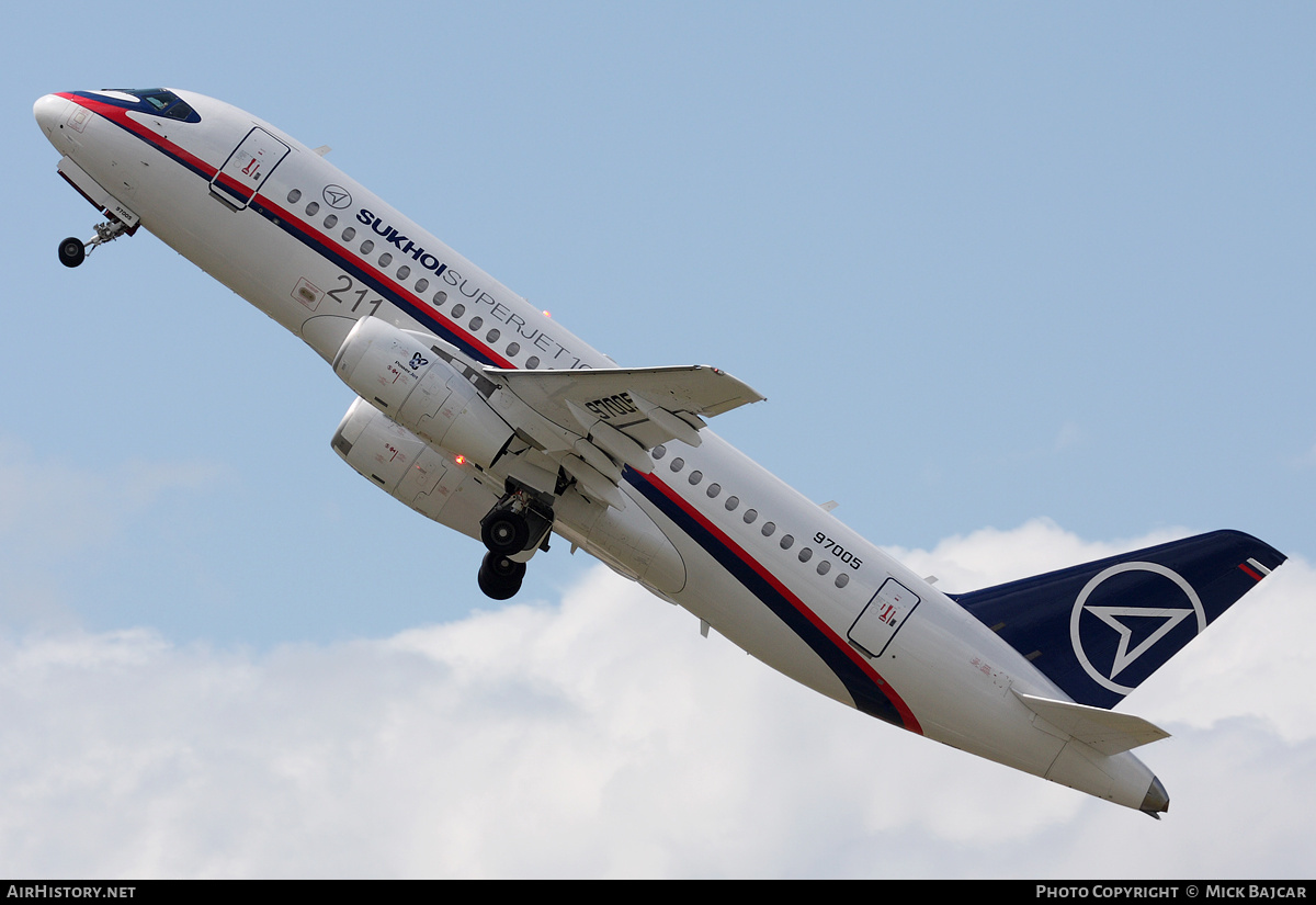 Aircraft Photo of 97005 | Sukhoi SSJ-100-95B Superjet 100 (RRJ-95B) | Sukhoi | AirHistory.net #30367