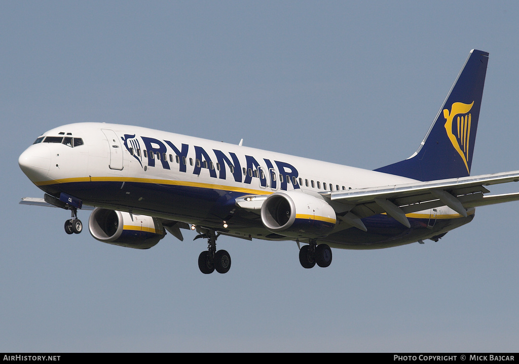 Aircraft Photo of EI-DCE | Boeing 737-8AS | Ryanair | AirHistory.net #30377