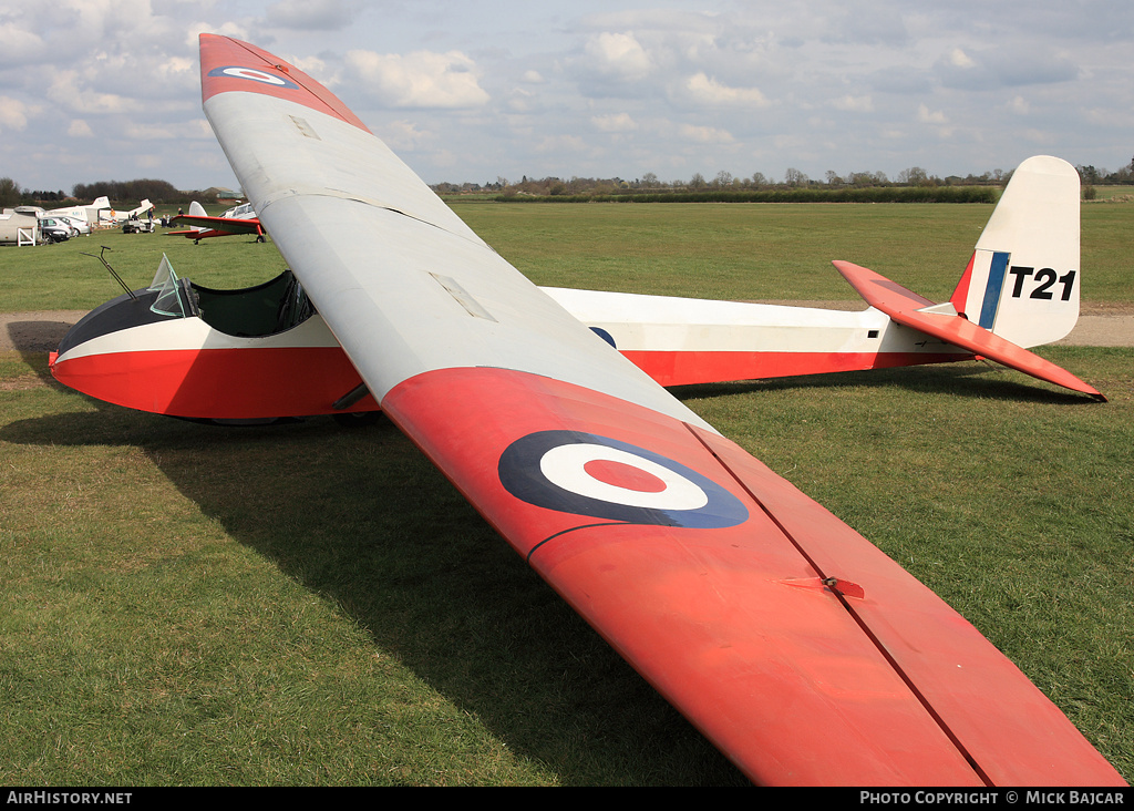 Aircraft Photo of BGA3290 | Slingsby T-21B Sedbergh | AirHistory.net #30378