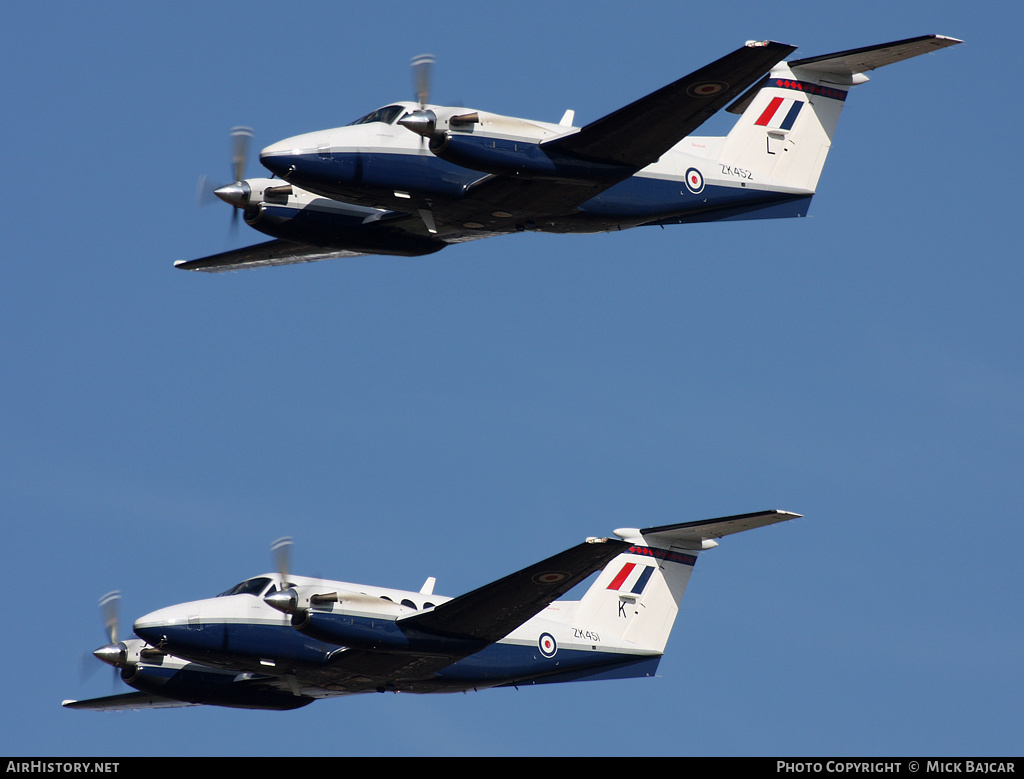 Aircraft Photo of ZK452 | Raytheon B200 King Air | UK - Air Force | AirHistory.net #30379