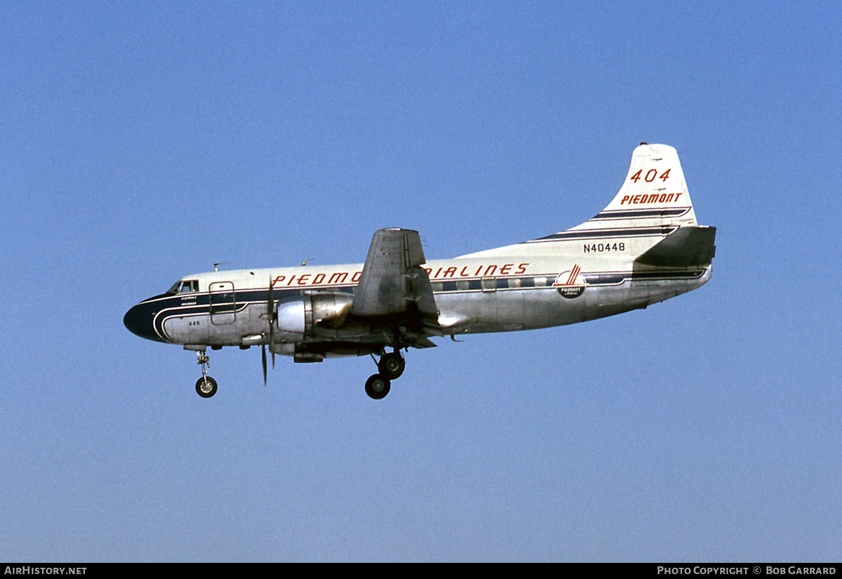 Aircraft Photo of N40448 | Martin 404 | Piedmont Airlines | AirHistory.net #30383