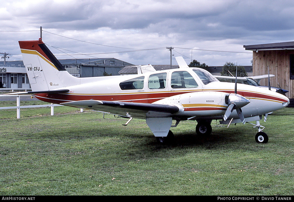 Aircraft Photo of VH-CFJ | Beech B55 Baron (95-B55) | AirHistory.net #30387