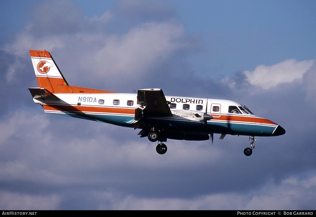 Aircraft Photo of N91DA | Embraer EMB-110P1 Bandeirante | Dolphin Airways | AirHistory.net #30413