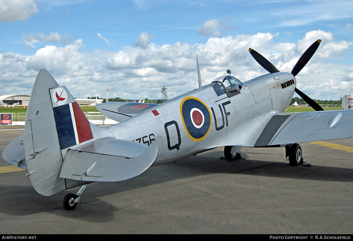 Aircraft Photo of MK356 | Supermarine 361 Spitfire F9E | UK - Air Force | AirHistory.net #30425