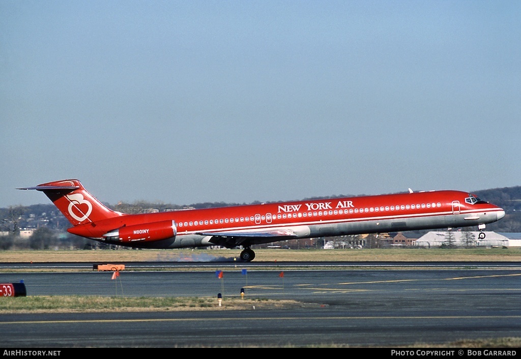 Aircraft Photo of N801NY | McDonnell Douglas MD-82 (DC-9-82) | New York Air | AirHistory.net #30431