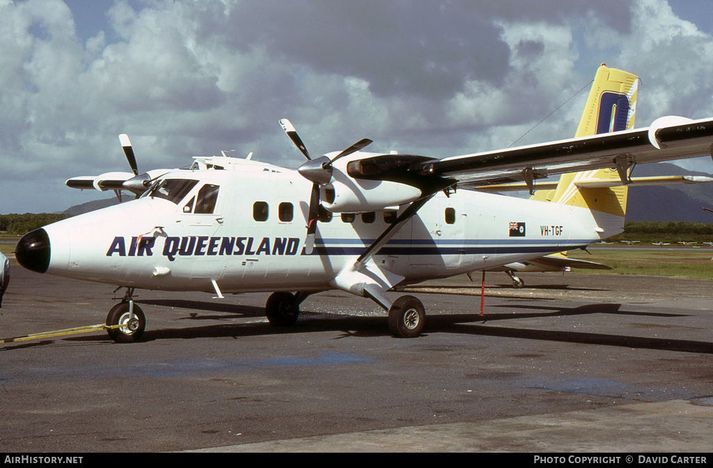Aircraft Photo of VH-TGF | De Havilland Canada DHC-6-300 Twin Otter | Air Queensland | AirHistory.net #30437