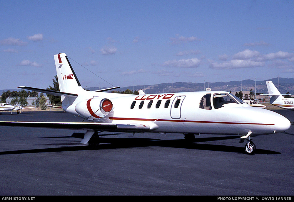 Aircraft Photo of VH-WNZ | Cessna 550 Citation II | Lloyd Aviation | AirHistory.net #30450