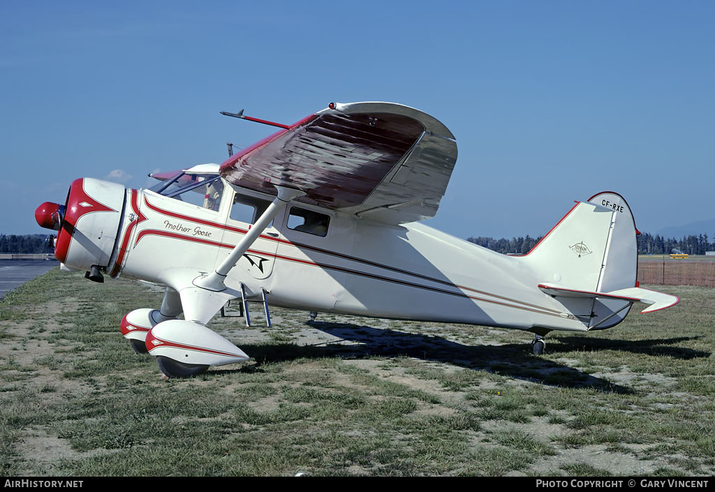 Aircraft Photo of CF-RXE | Stinson SR-8B Reliant | AirHistory.net #30463