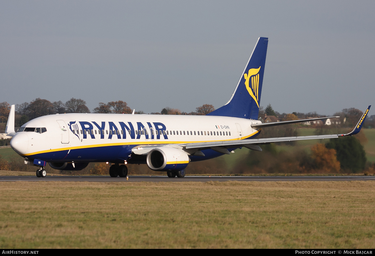 Aircraft Photo of EI-DHN | Boeing 737-8AS | Ryanair | AirHistory.net #30470