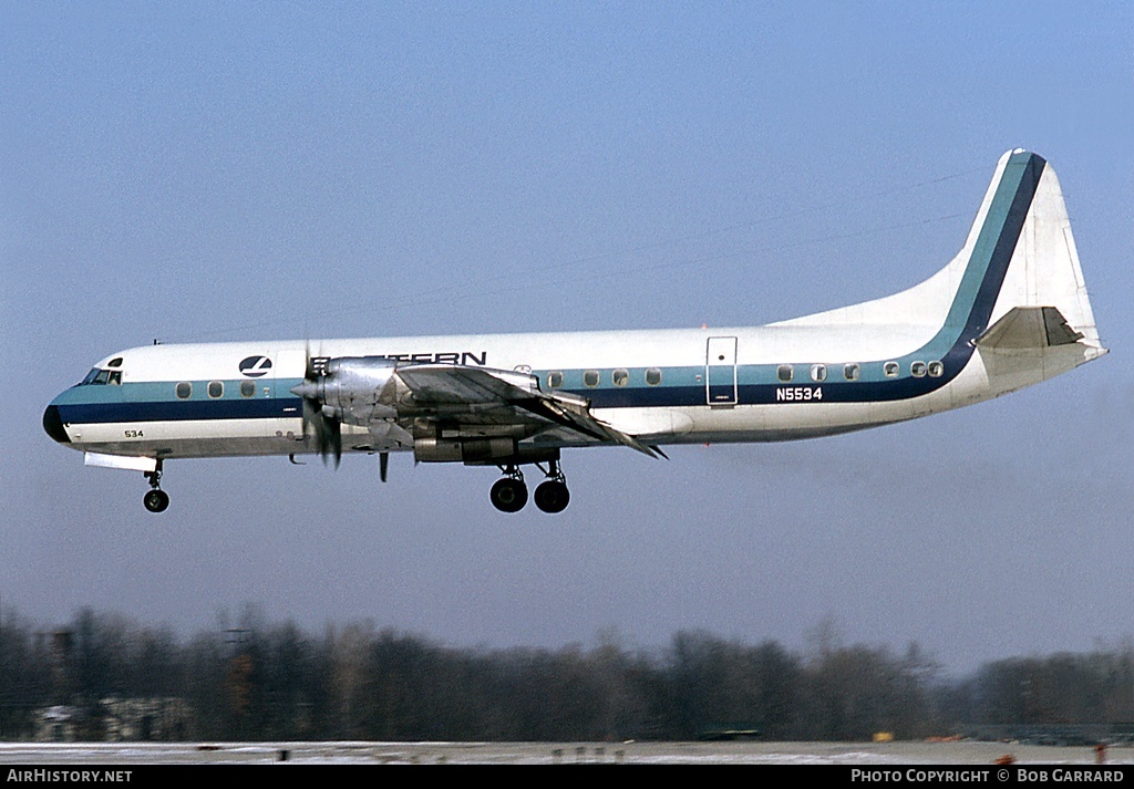 Aircraft Photo of N5534 | Lockheed L-188A Electra | Eastern Air Lines | AirHistory.net #30488