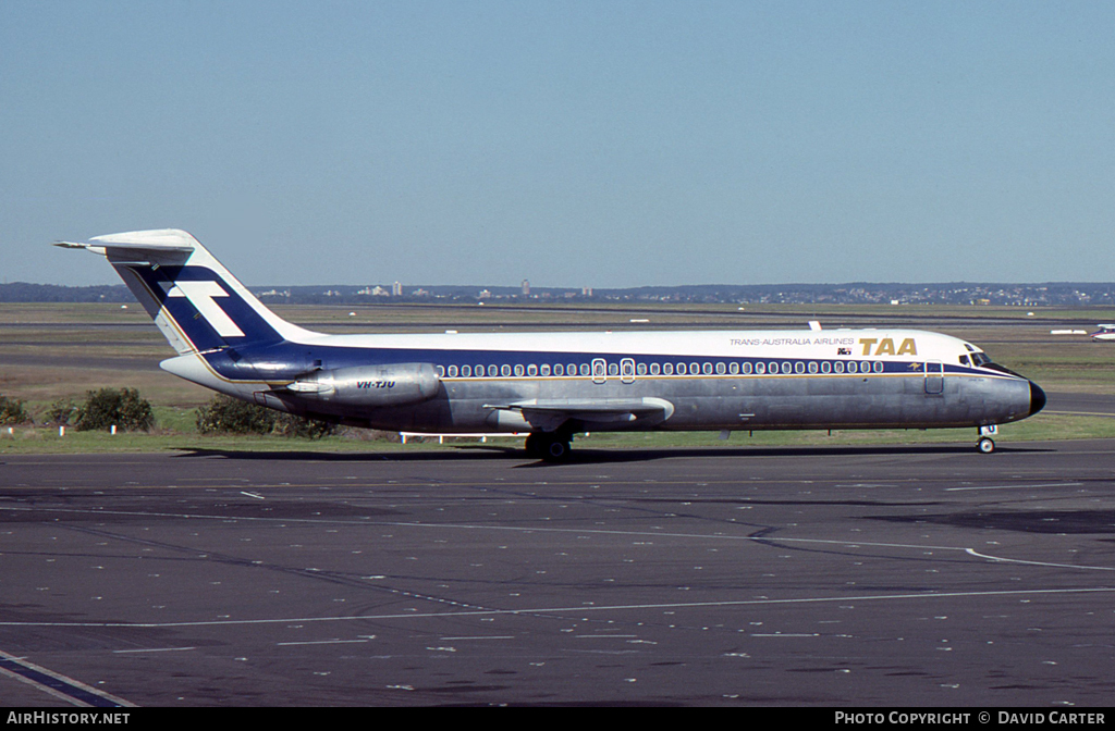 Aircraft Photo of VH-TJU | McDonnell Douglas DC-9-31 | Trans-Australia Airlines - TAA | AirHistory.net #30491