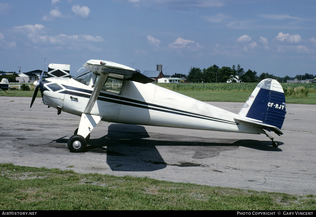 Aircraft Photo of CF-RJY | Luscombe 8E Silvaire | AirHistory.net #30506
