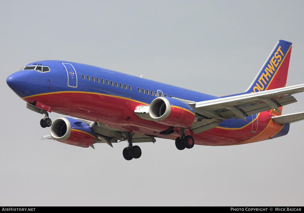 Aircraft Photo of N384SW | Boeing 737-3H4 | Southwest Airlines | AirHistory.net #30518