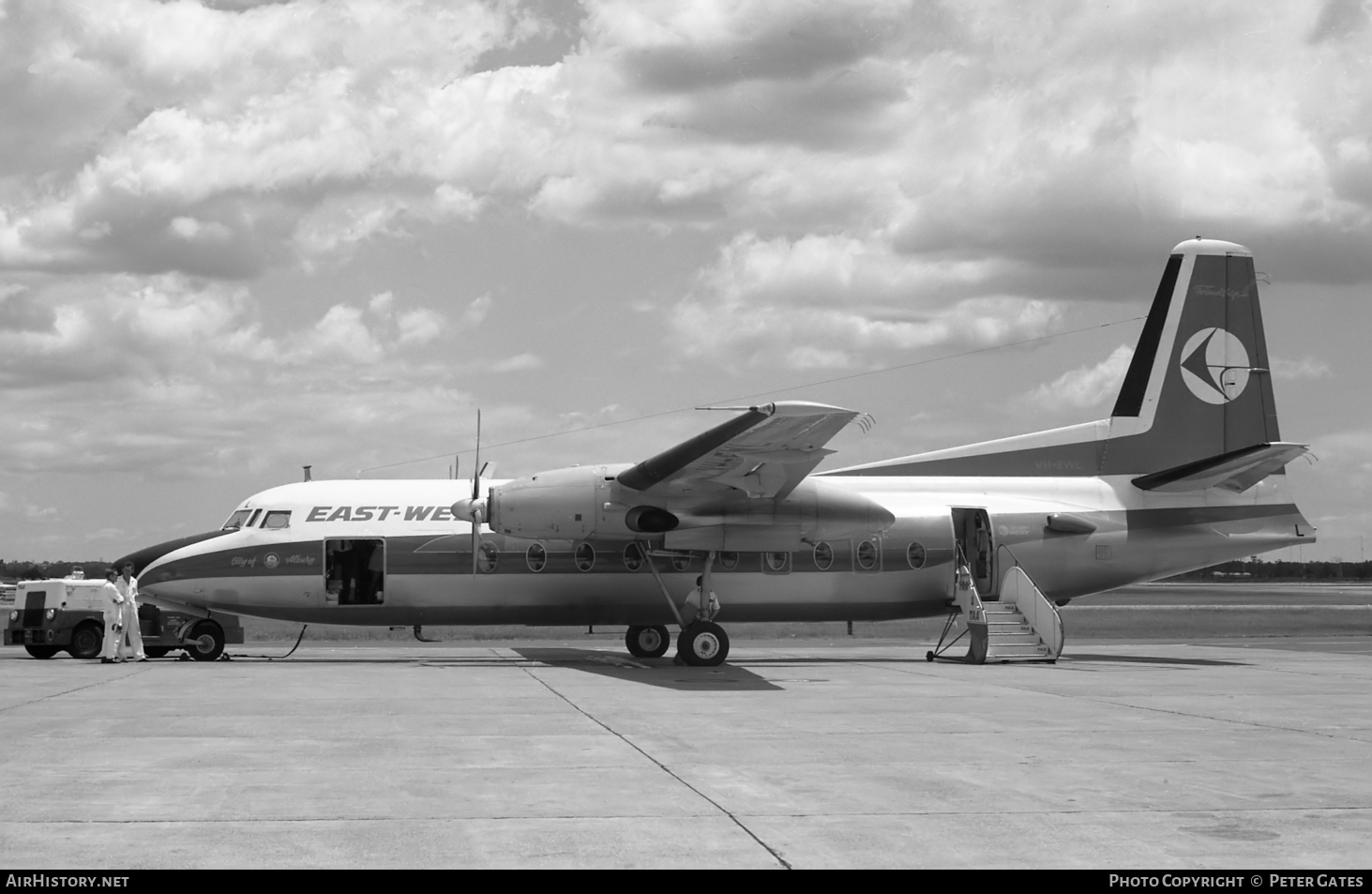 Aircraft Photo of VH-EWL | Fokker F27-100 Friendship | East-West Airlines | AirHistory.net #30529