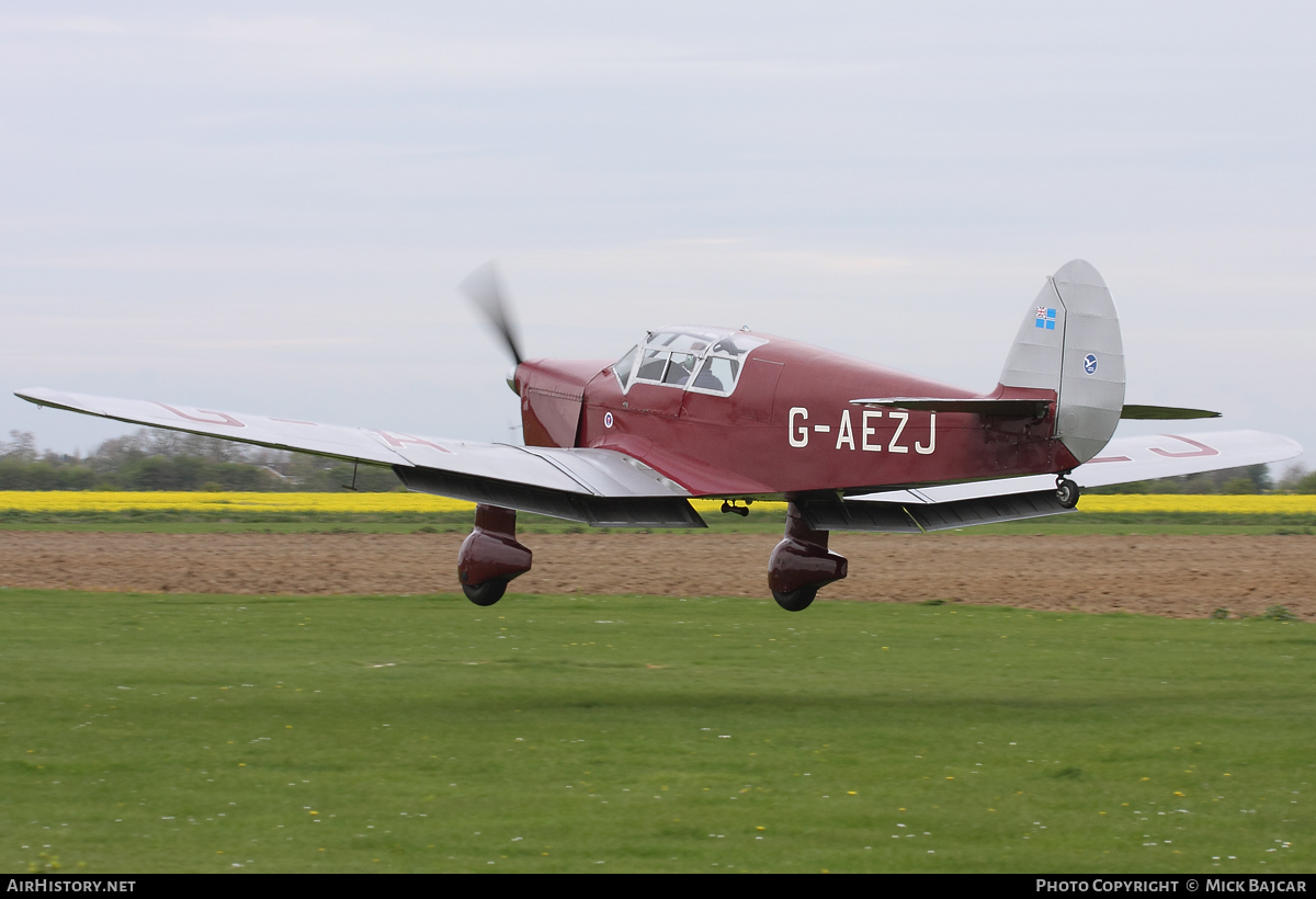 Aircraft Photo of G-AEZJ | Percival P.10 Vega Gull | AirHistory.net #30535