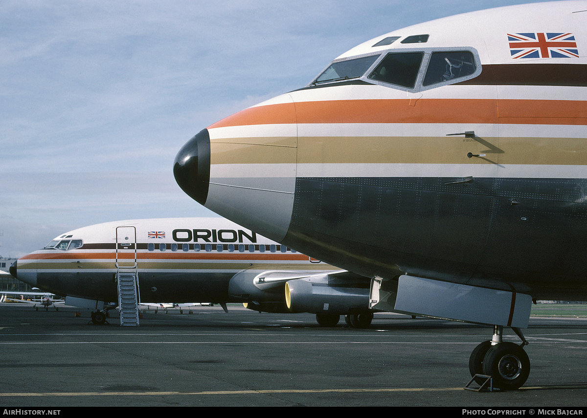 Aircraft Photo of G-BHVG | Boeing 737-2T5/Adv | Orion Airways | AirHistory.net #30555