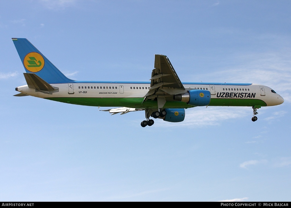 Aircraft Photo of VP-BUI | Boeing 757-231 | Uzbekistan Airways | AirHistory.net #30556