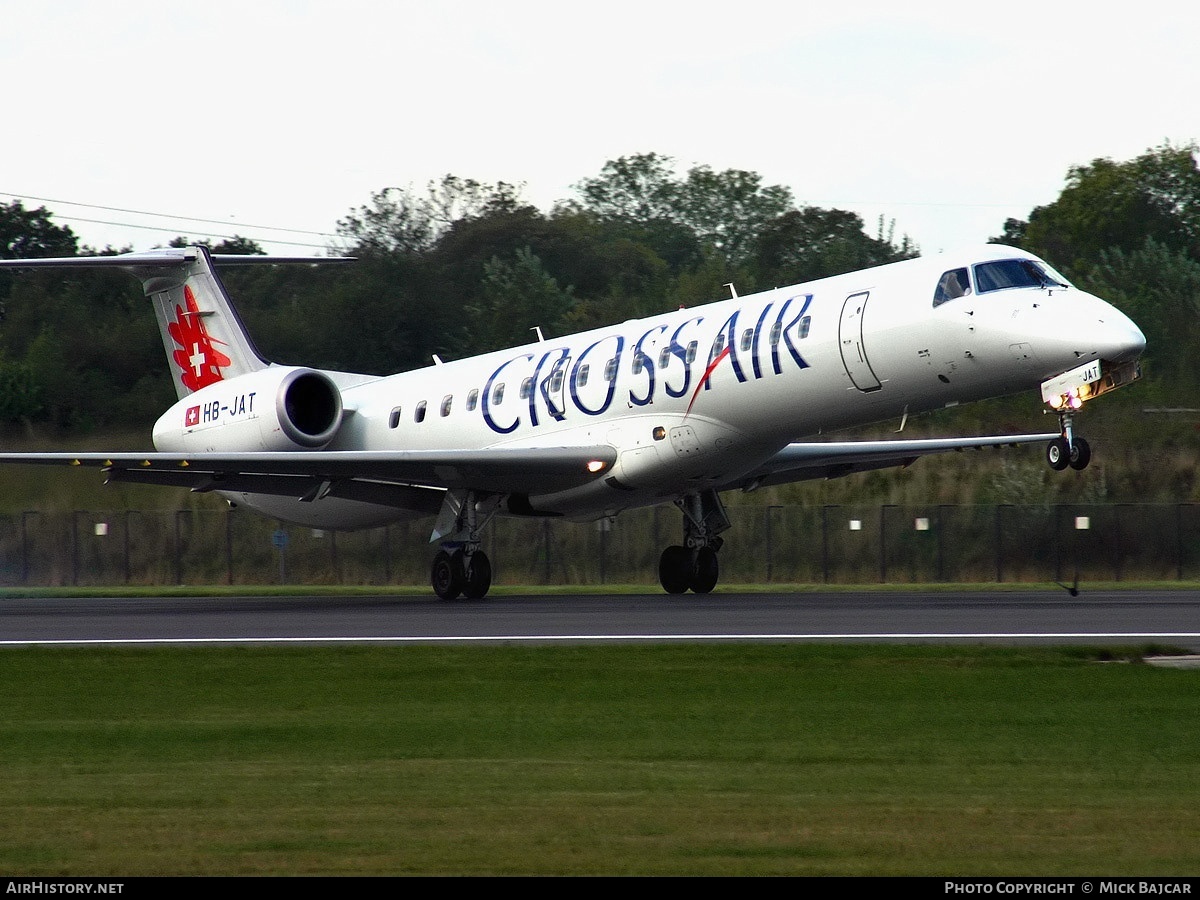 Aircraft Photo of HB-JAT | Embraer ERJ-145LU (EMB-145LU) | Crossair | AirHistory.net #30583