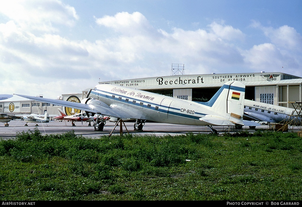 Aircraft Photo of CP-820 | Douglas DC-3... | Bolivian Air Tourmen | AirHistory.net #30587