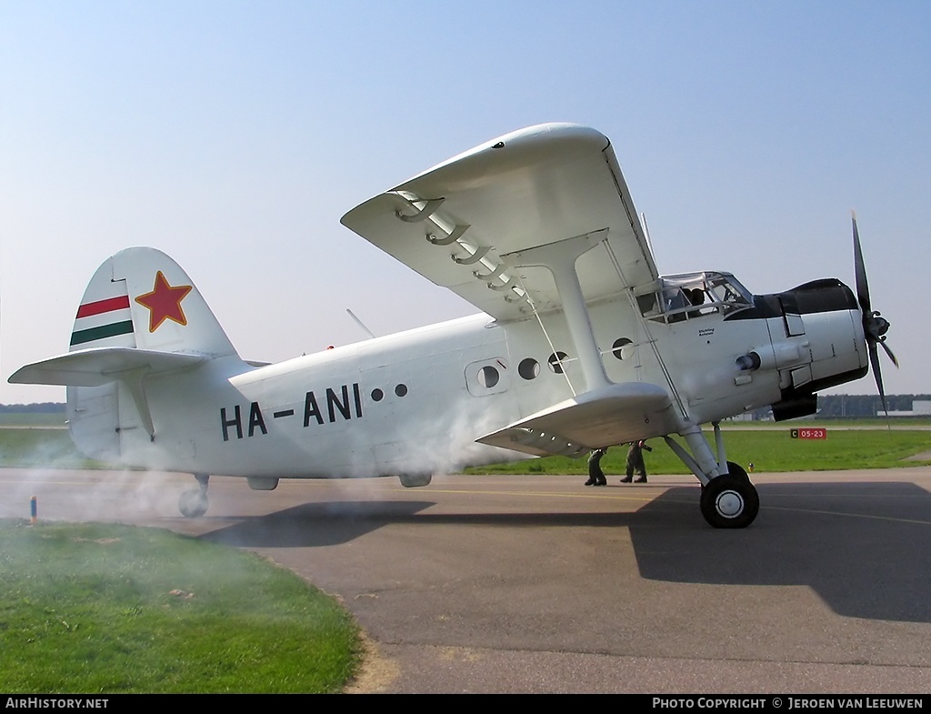 Aircraft Photo of HA-ANI | Antonov An-2P | Stichting Antonov | Russia - Air Force | AirHistory.net #30594