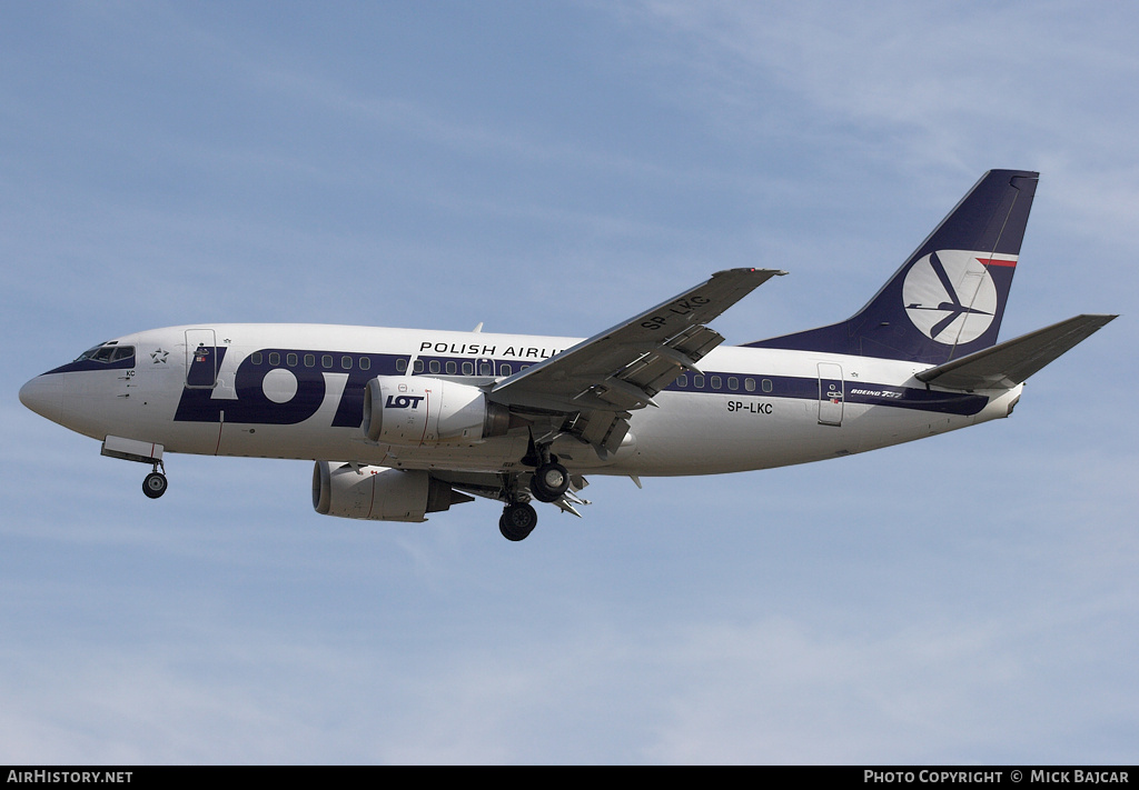 Aircraft Photo of SP-LKC | Boeing 737-55D | LOT Polish Airlines - Polskie Linie Lotnicze | AirHistory.net #30600