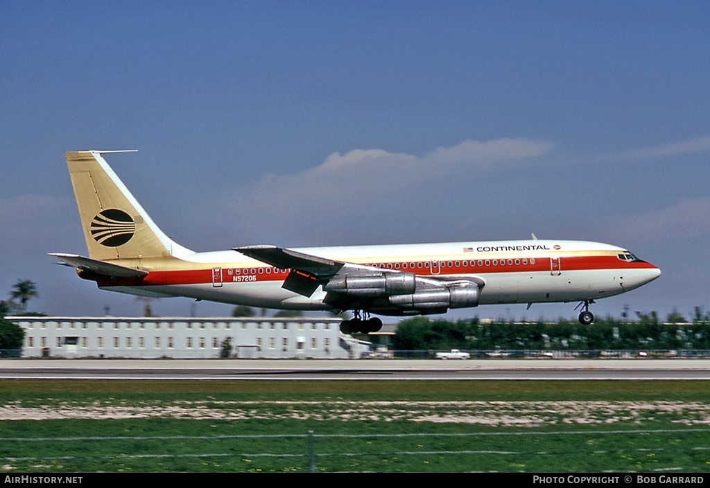 Aircraft Photo of N57206 | Boeing 720-024B | Continental Airlines | AirHistory.net #30621