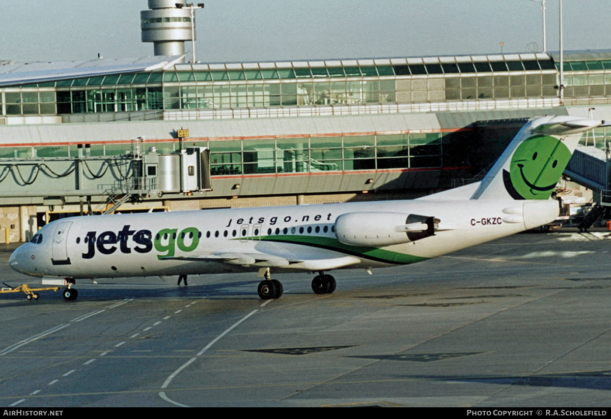 Aircraft Photo of C-GKZC | Fokker 100 (F28-0100) | Jetsgo | AirHistory.net #30624