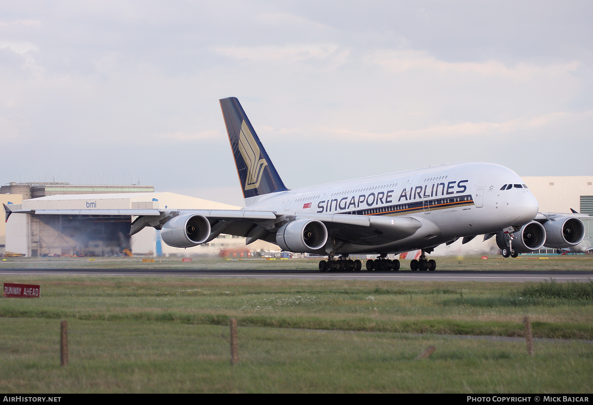 Aircraft Photo of 9V-SKC | Airbus A380-841 | Singapore Airlines | AirHistory.net #30628