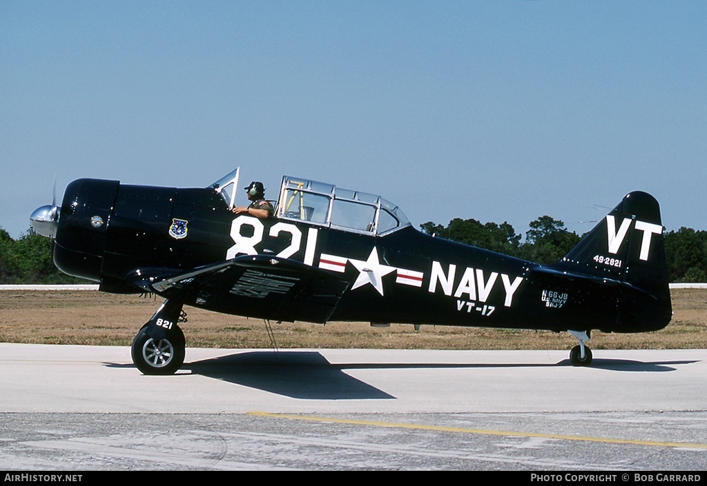 Aircraft Photo of N66JB / 49-2821 | North American T-6G Texan | USA - Navy | AirHistory.net #30639