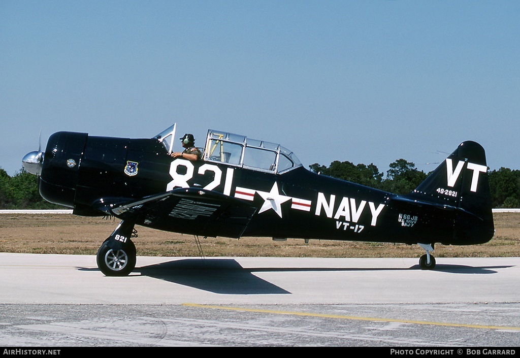 Aircraft Photo of N66JB / 49-2821 | North American T-6G Texan | USA - Navy | AirHistory.net #30639