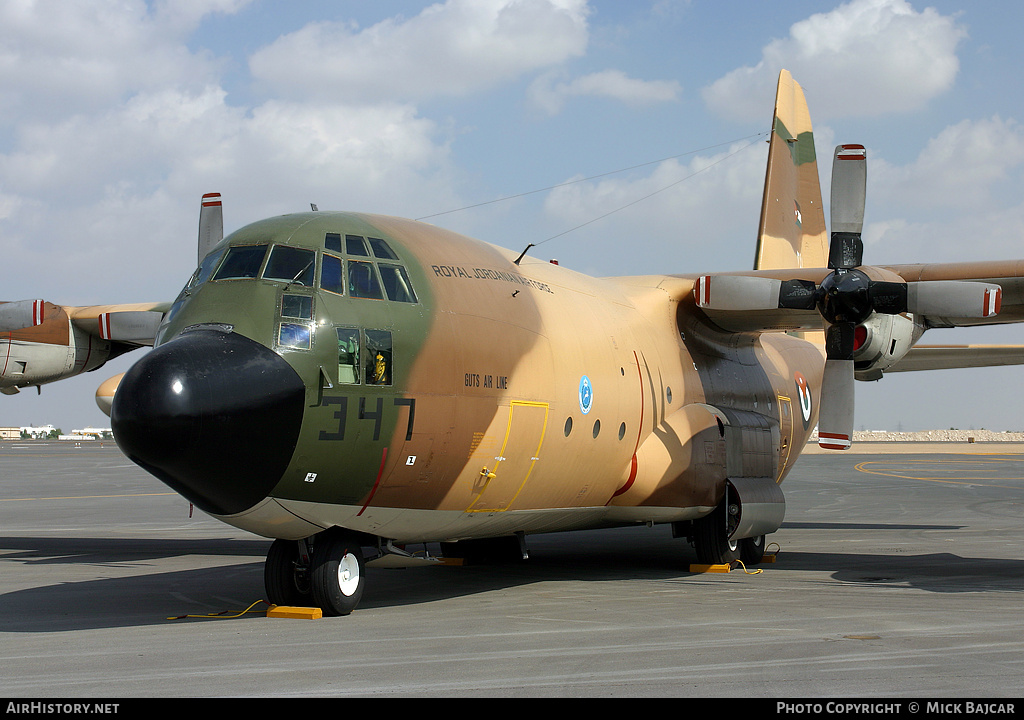 Aircraft Photo of 347 | Lockheed C-130H Hercules | Jordan - Air Force | AirHistory.net #30651