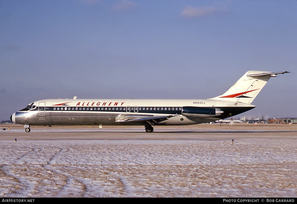 Aircraft Photo of N993VJ | McDonnell Douglas DC-9-31 | Allegheny Airlines | AirHistory.net #30657