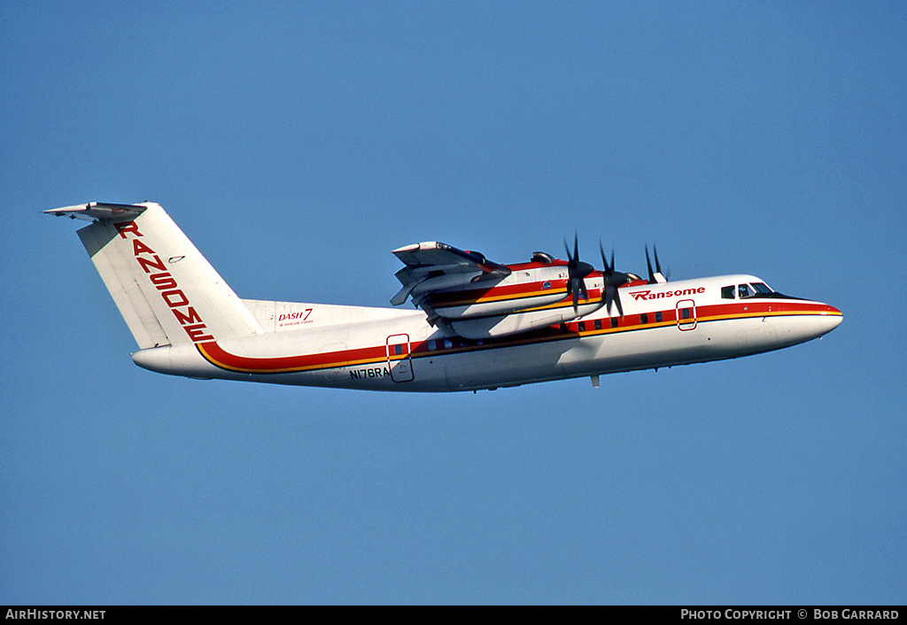 Aircraft Photo of N176RA | De Havilland Canada DHC-7-102 Dash 7 | Ransome Airlines | AirHistory.net #30671
