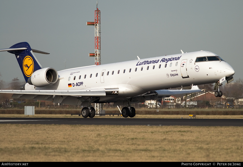 Aircraft Photo of D-ACPP | Bombardier CRJ-701ER (CL-600-2C10) | Lufthansa Regional | AirHistory.net #30683