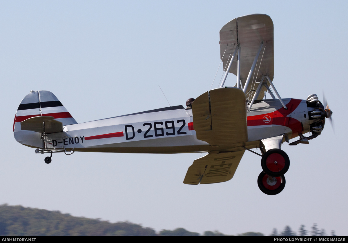 Aircraft Photo of D-ENOY / D-2692 | Focke-Wulf Fw-44J Stieglitz | AirHistory.net #30697