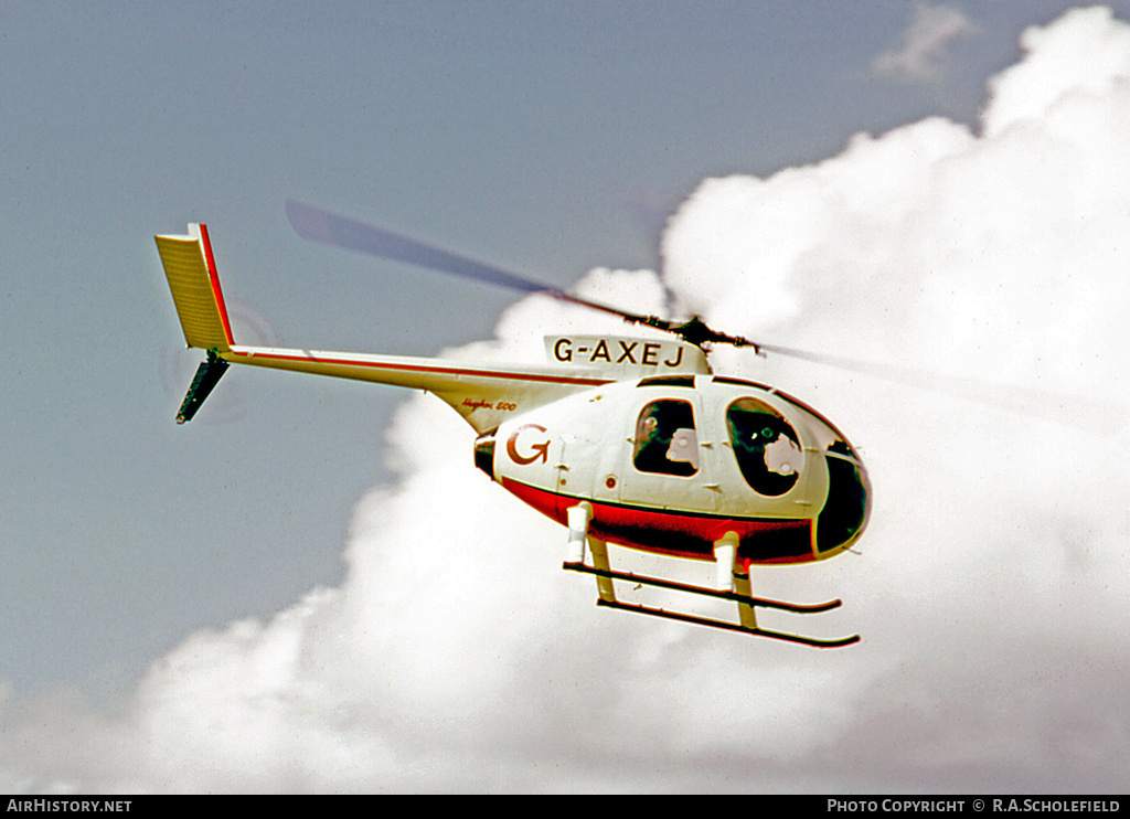 Aircraft Photo of G-AXEJ | Hughes 500C (369HS) | Air Gregory | AirHistory.net #30727