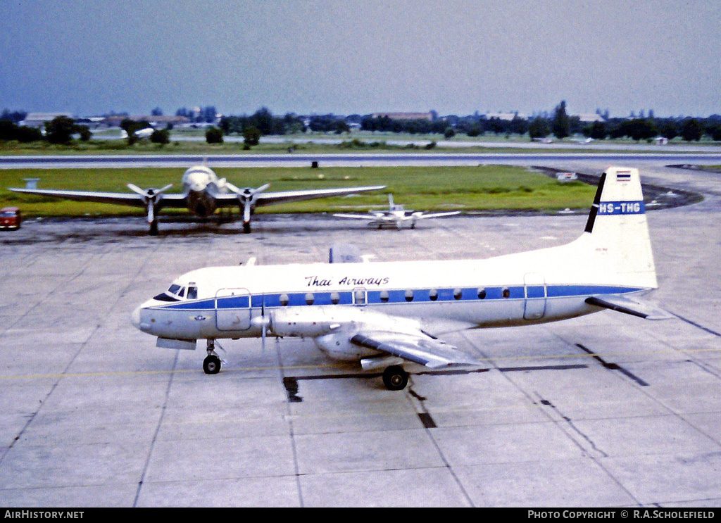 Aircraft Photo of HS-THG | Hawker Siddeley HS-748 Srs2/243 | Thai Airways | AirHistory.net #30733