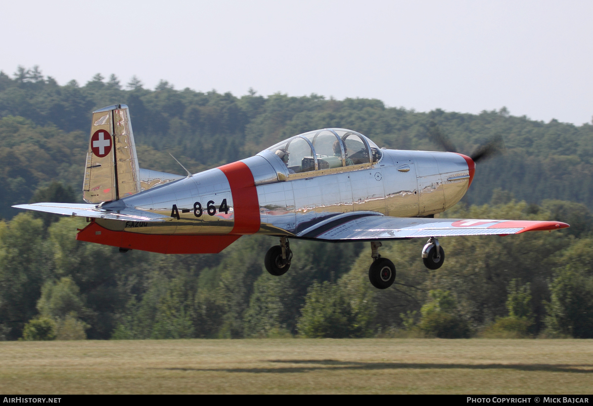 Aircraft Photo of F-AZQQ / A-864 | Pilatus P-3-05 | Switzerland - Air Force | AirHistory.net #30740