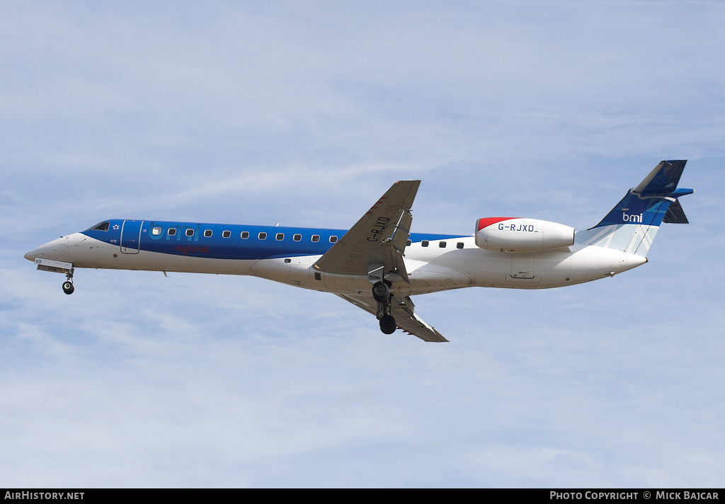 Aircraft Photo of G-RJXD | Embraer ERJ-145EP (EMB-145EP) | BMI Regional | AirHistory.net #30800